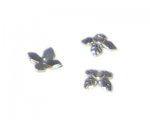 8mm Silver Metal Leaf Bead Cap, approx. 30 caps 8mm Silver Metal Leaf Bead Cap, approx. 30 caps