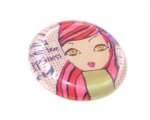 32mm Retro flat-back Cabochon, no hole 32mm Retro flat-back Cabochon, no hole