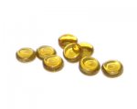Approx 1oz. x 8mm Gold Pressed Glass Bead, no hole Approx 1oz. x 8mm Gold Pressed Glass Bead, no hole