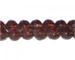 12mm Golden Brown Faceted Round Glass Bead, 13" string 12mm Golden Brown Faceted Round Glass Bead, 13" string