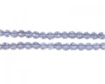 4mm Pale Purple Faceted Round Semi-Opaque Bead, 12" string 4mm Pale Purple Faceted Round Semi-Opaque Bead, 12" string