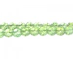 8mm Pale Green Faceted Round Glass Bead, 13" string 8mm Pale Green Faceted Round Glass Bead, 13" string