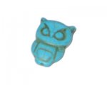 20 x 30mm Owl Turquoise Bead 20 x 30mm Owl Turquoise Bead