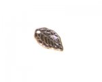 10 x 16mm Antique Silver Leaf Metal Charm - 4 charms 10 x 16mm Antique Silver Leaf Metal Charm - 4 charms