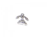 12mm Antique Silver Old Telephone Metal Charm - 4 charms 12mm Antique Silver Old Telephone Metal Charm - 4 charms