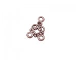 10 x 16mm Copper Chandelier/Link - 4 links, fits 2mm rhinestone 10 x 16mm Copper Chandelier/Link - 4 links, fits 2mm rhinestone
