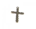 24 x 38mm Bronze Cross Pendant - 2, fits 1 and 3mm rhinestone 24 x 38mm Bronze Cross Pendant - 2, fits 1 and 3mm rhinestone