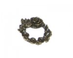 26mm Bronze Floral Pendant, fits 2, 4 and 5mm rhinestone 26mm Bronze Floral Pendant, fits 2, 4 and 5mm rhinestone