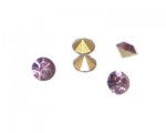 4mm Amethyst pointed-back Rhinestone - 15 rhinestones 4mm Amethyst pointed-back Rhinestone - 15 rhinestones