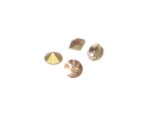 3mm Light Topaz pointed-back Rhinestone - 20 rhinestones 3mm Light Topaz pointed-back Rhinestone - 20 rhinestones