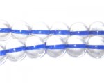 12mm Royal Blue Inside-Color Glass Bead, approx. 18 beads 12mm Royal Blue Inside-Color Glass Bead, approx. 18 beads