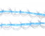 12mm Turquoise Inside-Color Glass Bead, approx. 18 beads 12mm Turquoise Inside-Color Glass Bead, approx. 18 beads
