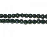 6mm Forest Green Team and School Glass Bead, approx. 73 beads 6mm Forest Green Team and School Glass Bead, approx. 73 beads