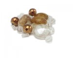 Approx. 1.5 - 2oz. Gold Glitter Bead Mix Approx. 1.5 - 2oz. Gold Glitter Bead Mix