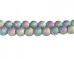 8mm Luster Druzy-Style Electroplated Glass Bead, approx. 36 bead 8mm Luster Druzy-Style Electroplated Glass Bead, approx. 36 bead