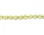 8mm Gold Faceted Round Glass Bead, 13" string 8mm Gold Faceted Round Glass Bead, 13" string