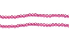 (image for) 4mm Bubblegum Glass Pearl Bead, approx. 113 beads