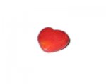 28mm Red Handmade Lampwork Heart Glass Bead 28mm Red Handmade Lampwork Heart Glass Bead