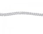 6 x 4mm Crystal Rondelle Pressed Glass Bead, 13" string 6 x 4mm Crystal Rondelle Pressed Glass Bead, 13" string
