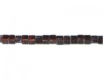 6mm Brown Faceted Glass Cube Bead, 13" string 6mm Brown Faceted Glass Cube Bead, 13" string