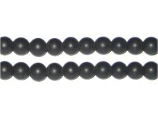 (image for) 8mm Black Onyx Gemstone Bead, approx. 27 beads