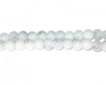 6mm Dalmation Jasper-Style Glass Bead, approx. 70 beads