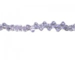 6mm Pale Purple Side-Drilled Faceted Bi-cone Glass Bead, 12 bead 6mm Pale Purple Side-Drilled Faceted Bi-cone Glass Bead, 12 bead