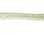 6mm Cream Rustic Glass Pearl Bead, approx. 71 beads 6mm Cream Rustic Glass Pearl Bead, approx. 71 beads