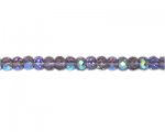 8 x 6mm Pale Purple AB Finish Faceted Rondelle Glass Bead, 13" s 8 x 6mm Pale Purple AB Finish Faceted Rondelle Glass Bead, 13" s