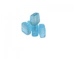 12mm Turquoise Foil Lampwork Square Glass Bead, 5 beads 12mm Turquoise Foil Lampwork Square Glass Bead, 5 beads