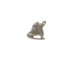 (image for) 10mm Bronze Ice Skate Charm - 4 charms