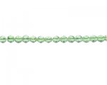 6mm Pale Green Faceted Glass Bead, 2 x 12" strings 6mm Pale Green Faceted Glass Bead, 2 x 12" strings