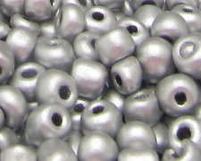 (image for) 6/0 Silver Metallic Glass Seed Bead, 1oz. Bag