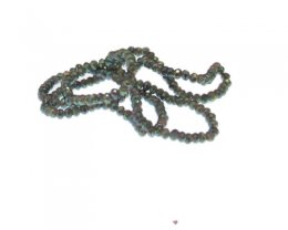 (image for) 2mm Silver Luster Glass Beads, 16" string