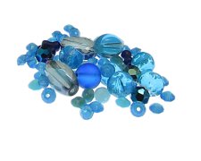 (image for) Approx. 1oz. Blues Boys Designer Glass Bead Mix