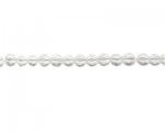 6mm Crystal Faceted Glass Bead, 13" string 6mm Crystal Faceted Glass Bead, 13" string
