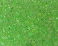 (image for) 11/0 Soft Green Inside-Color Glass Seed Beads, 1oz. bag
