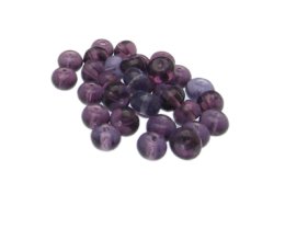 (image for) Approx. 1oz. 8x6mm Crystal Pressed Glass Rondelle Beads