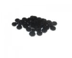 8 x 4mm Black Rondelle Pressed Glass Bead, 12" string 8 x 4mm Black Rondelle Pressed Glass Bead, 12" string