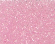 (image for) 11/0 Baby Pink Transparent Glass Seed Bead, 1oz. Bag