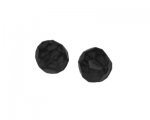 16 - 18mm Black Hues Faceted Glass Bead, 4 beads 16 - 18mm Black Hues Faceted Glass Bead, 4 beads