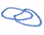 4mm Blue Faceted Bi-cone Glass Stretch Bracelet, 2 bracelets 4mm Blue Faceted Bi-cone Glass Stretch Bracelet, 2 bracelets