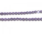 4mm Purple or Lilac Faceted Round Glass Bead, 12" string 4mm Purple or Lilac Faceted Round Glass Bead, 12" string