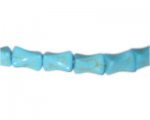 12 x 10mm Rectangle Turquoise Bead, approx. 16 beads 12 x 10mm Rectangle Turquoise Bead, approx. 16 beads