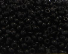 (image for) 11/0 Black Opaque Glass Seed Bead, 1oz. Bag