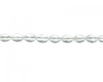 10 x 6mm Crystal Faceted Oval Glass Bead, 13" string 10 x 6mm Crystal Faceted Oval Glass Bead, 13" string