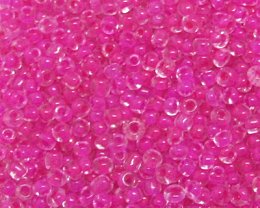 (image for) 11/0 Hot Pink Inside-Color Glass Seed Bead, 1oz. bag