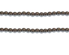(image for) 6mm Stone Glass Pearl Bead, approx. 68 beads