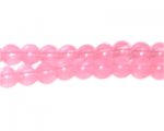 8mm Guava Jade-Style Glass Bead, approx. 77 beads 8mm Guava Jade-Style Glass Bead, approx. 77 beads