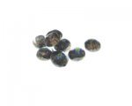 12mm Black Foil Lampwork Glass Bead, 8 beads 12mm Black Foil Lampwork Glass Bead, 8 beads